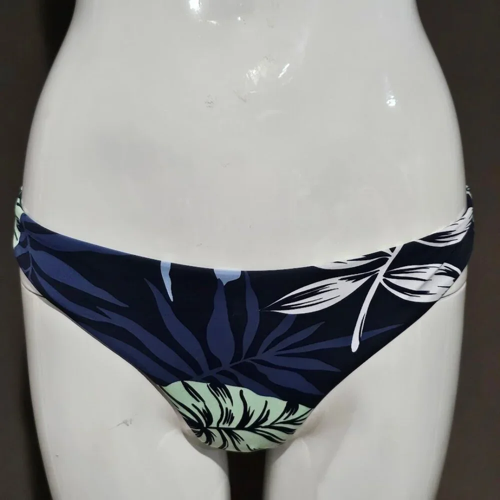 Roxy Juniors Blue Beach Classics Cheeky Bottoms - Picture 2 of 11
